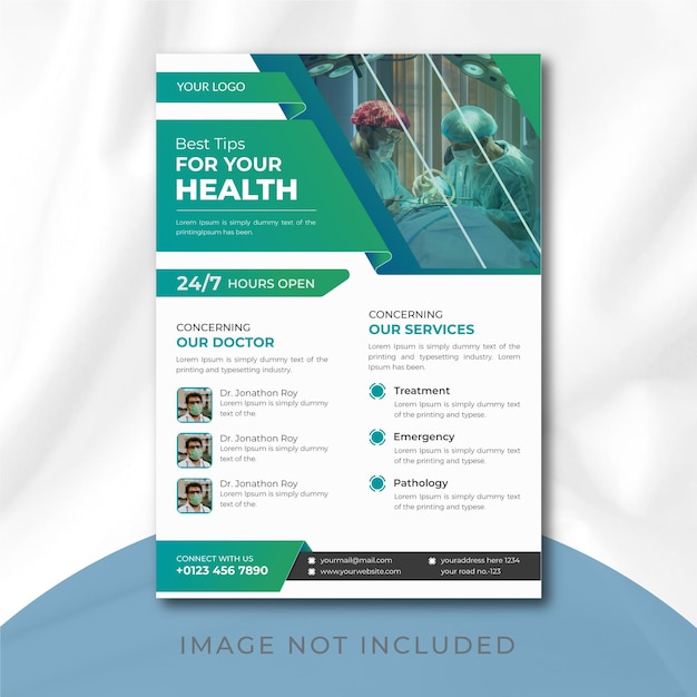 Medical flyer and poster template