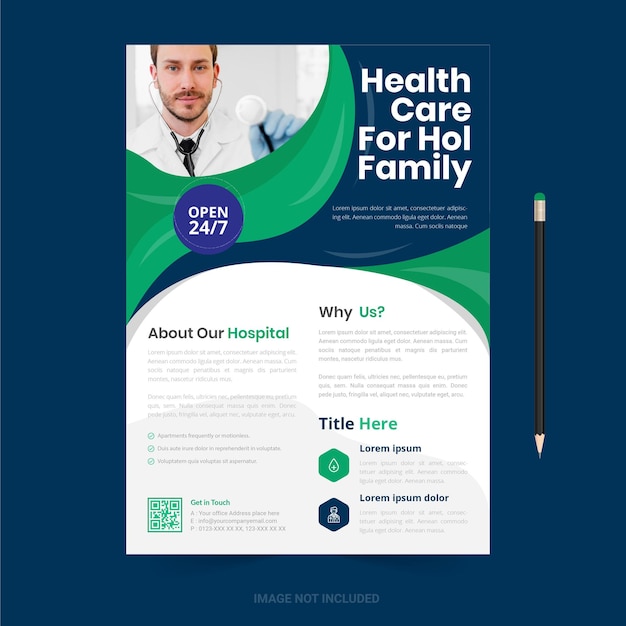 Medical Flyer Template Design