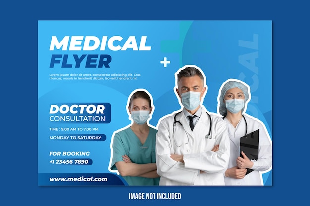 Medical flyer template