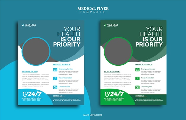 Medical flyer template