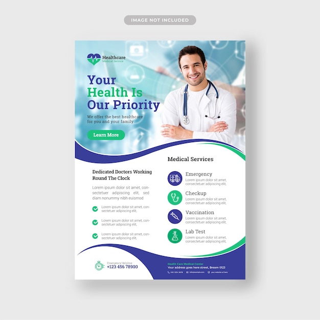 Medical flyer templates