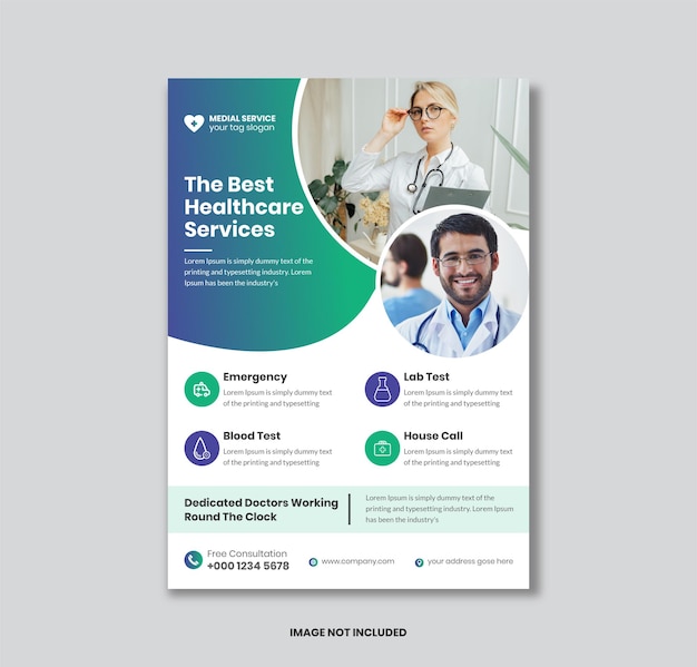 Medical flyer templates