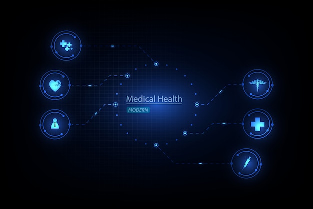 Medical health care science innovation  background