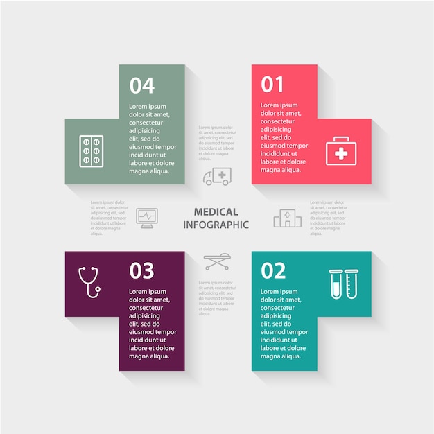 Medical healthcare concept with options