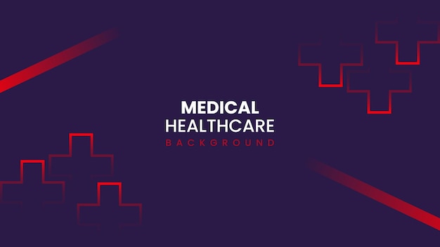 Vector medical and healthcare creative background with plus symbol