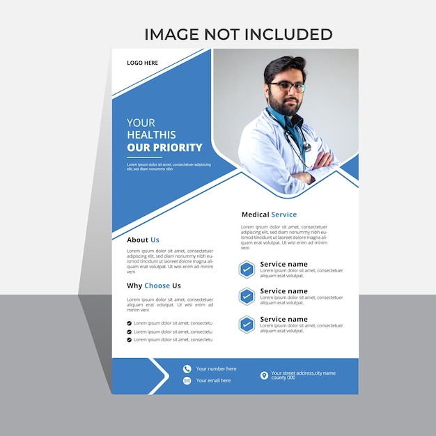 medical healthcare flyer design
