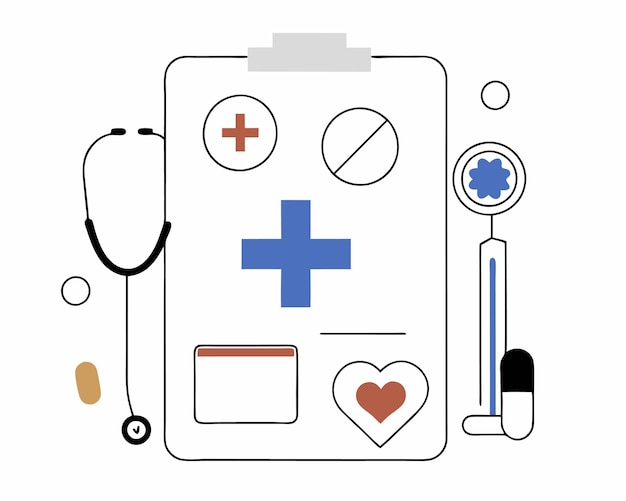 Medical healthcare illustration