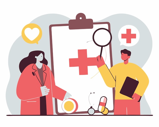 Medical healthcare illustration
