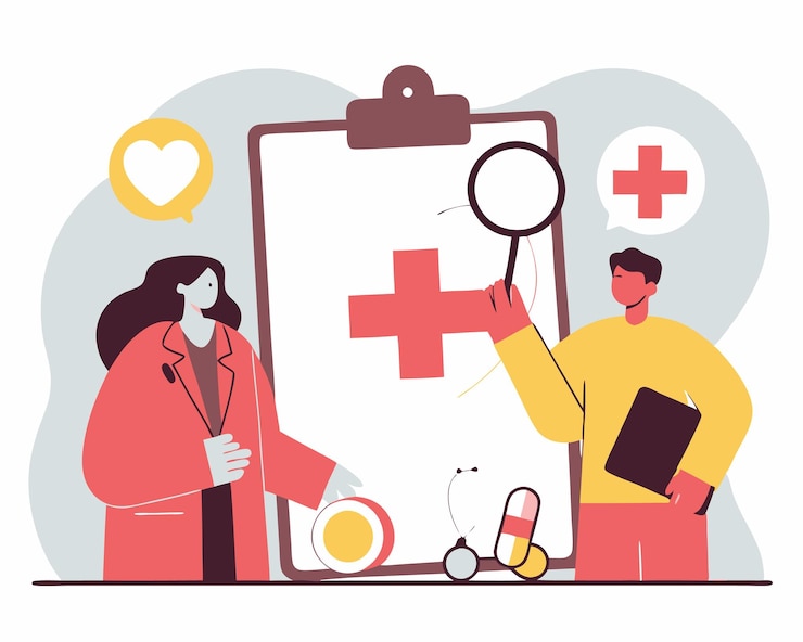 Vector medical healthcare illustration
