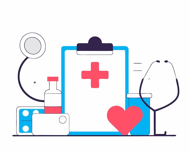 Medical healthcare illustration