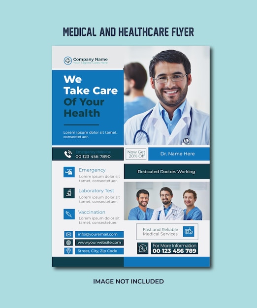 Medical and Healthcare Service Flyer Design