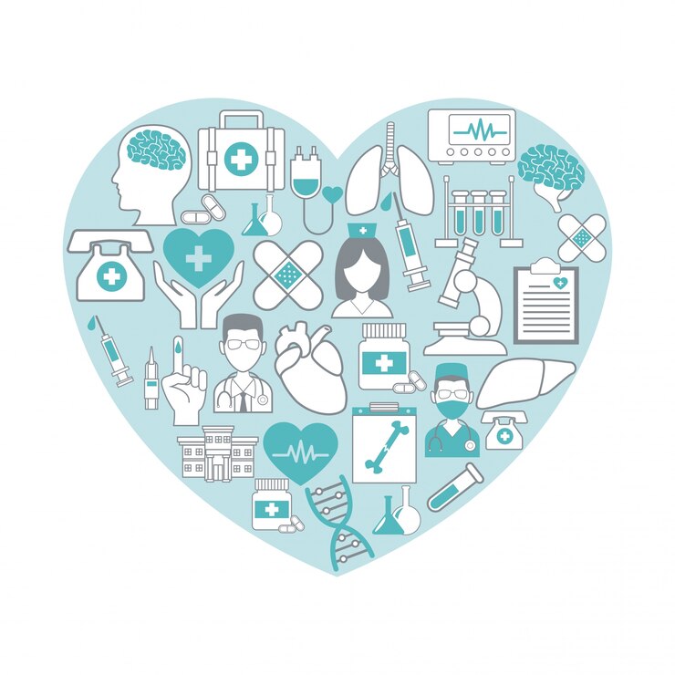 Vector medical healthcare service