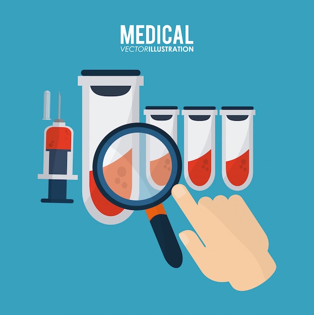 Medical icons design , vector illustration