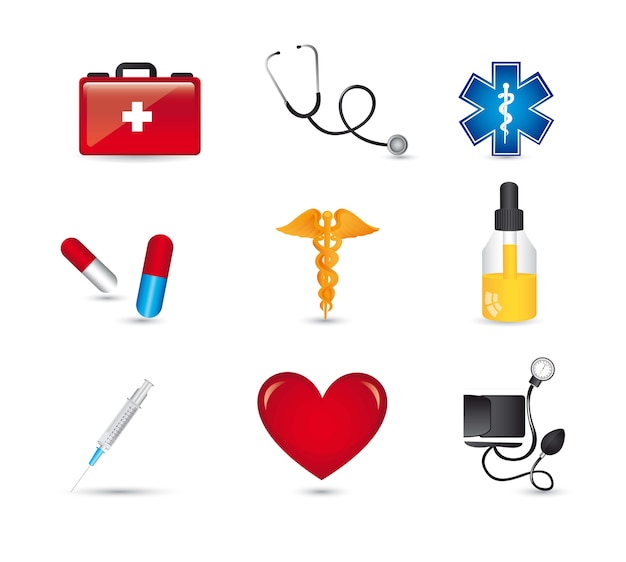 Vector medical icons