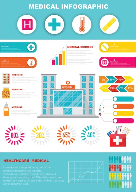 Vector medical infographic.