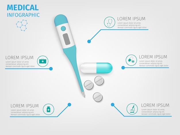 Vector medical infographics.
