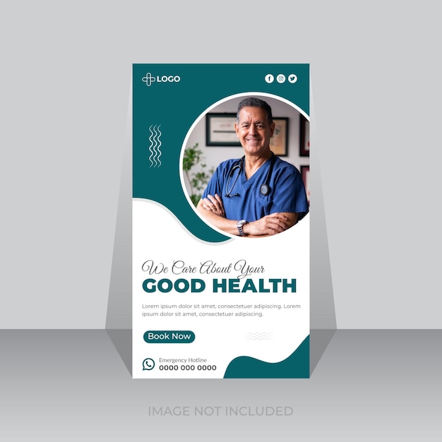 Medical Instagram story design template