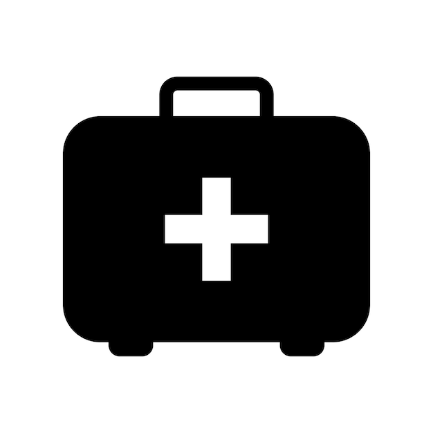 Medical Kit Icon Vector Design Template (Sjabloon voor het ontwerpen van medische kits)