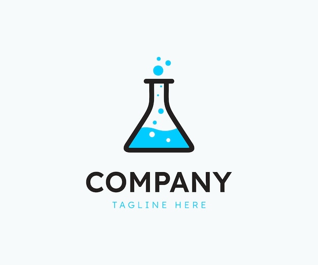 Medical Lab Logo Design Vector Template Emblem Design Concept Creative Symbol Icon