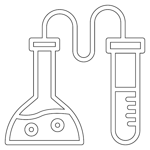 Medical Laboratory vector icon illustration of Research and Science iconset