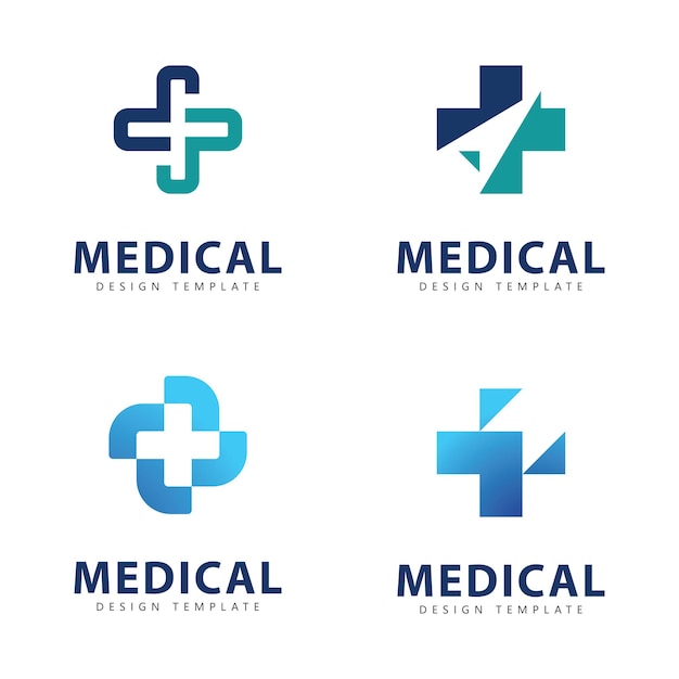 Medical logo icon design template elements