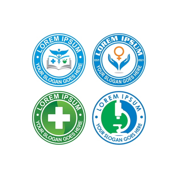 medical logo  pharmaceutical logo vector