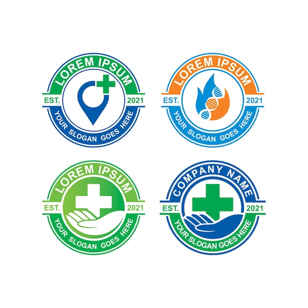 Vector medical logo pharmacy logo vector
