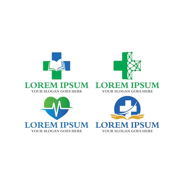 Вектор логотипа аптеки медицинского логотипа