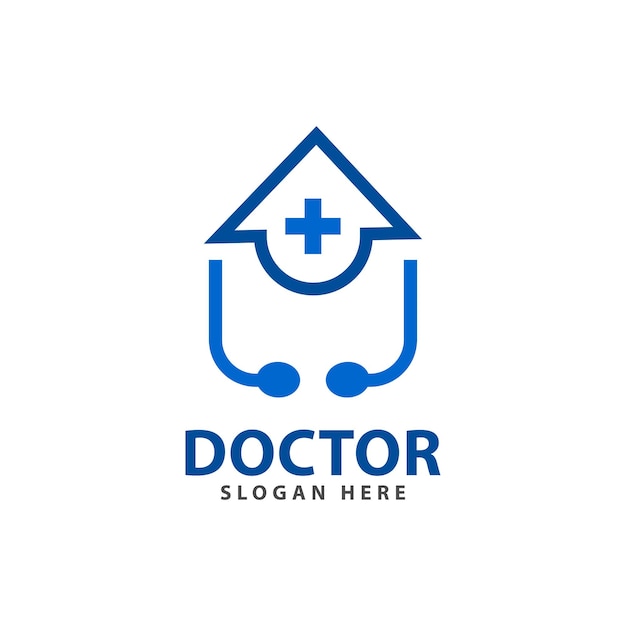 Medical logo template design vector Cross icon