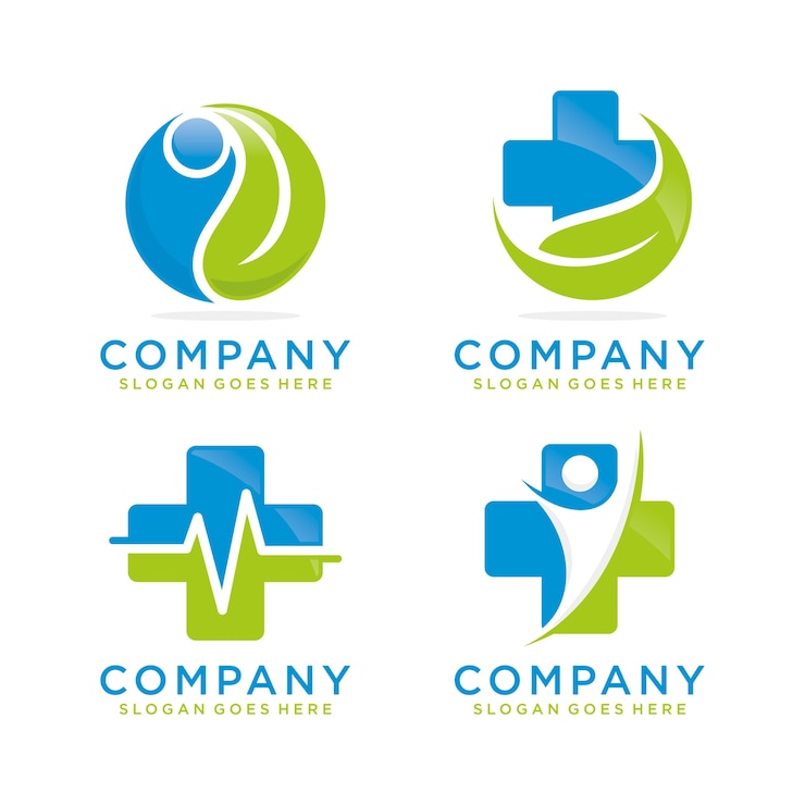 Vector medical logo template
