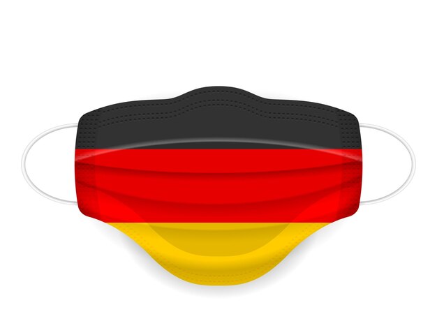 Medical mask Germany flag