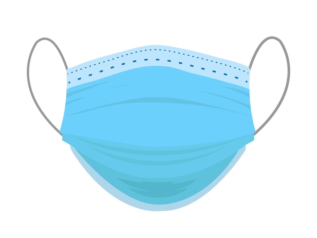 medical mask protection against viruses health care vector