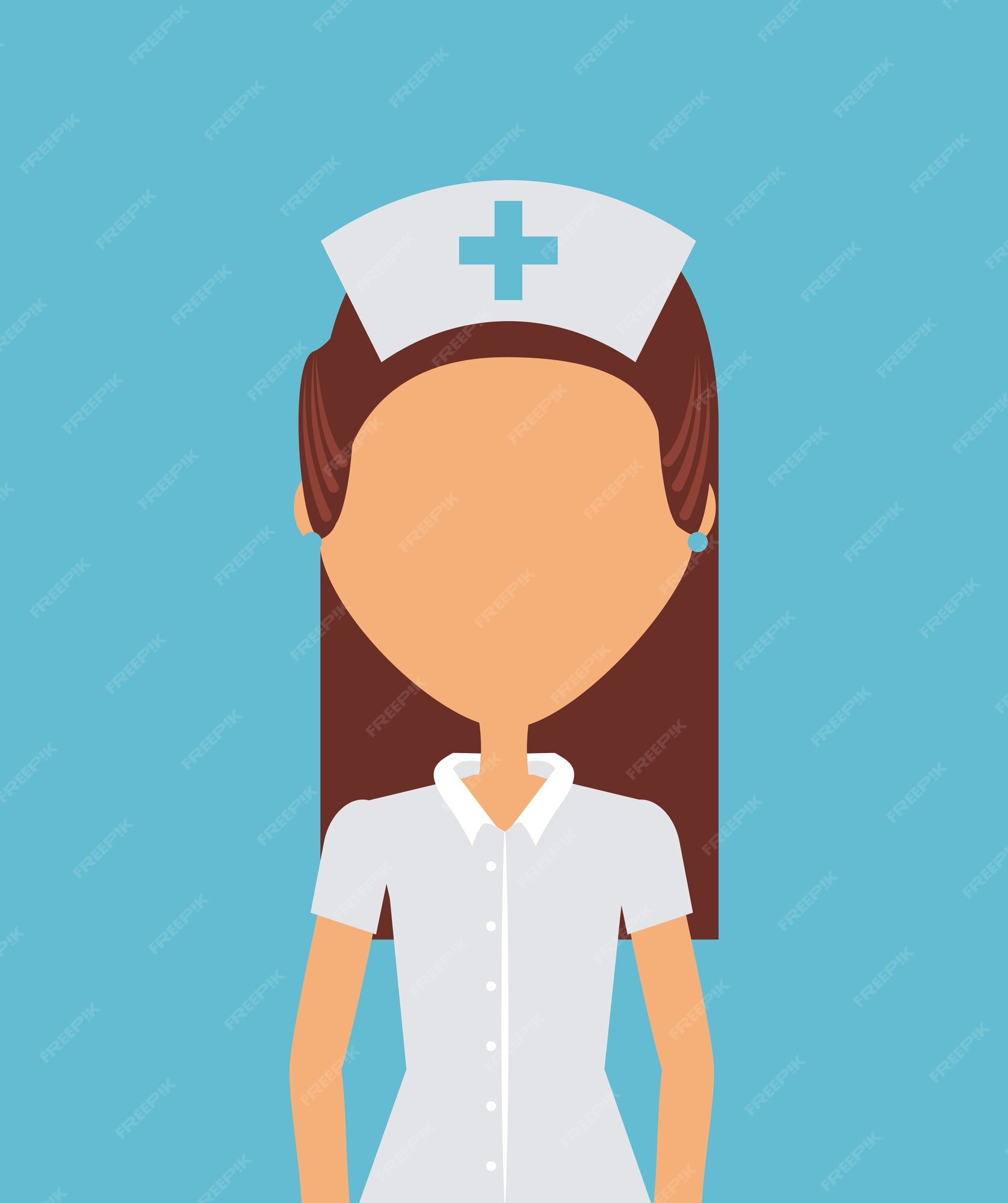 Premium Vector  Medical nurse woman cartoon icon