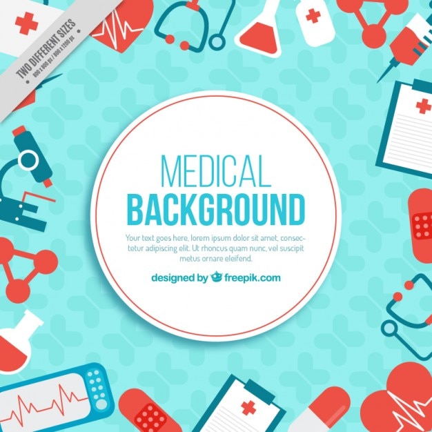 Medical objects background