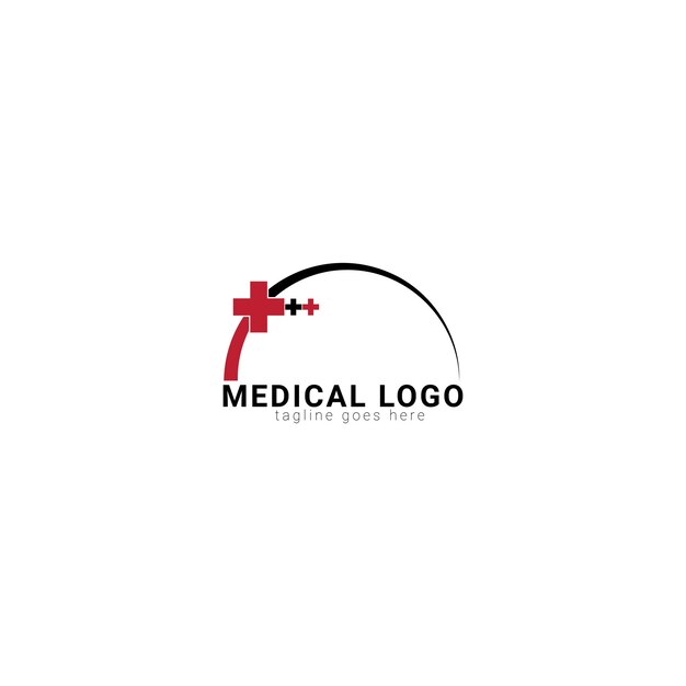 Modello di progettazione logo farmacia medica.- illustratore vettoriale