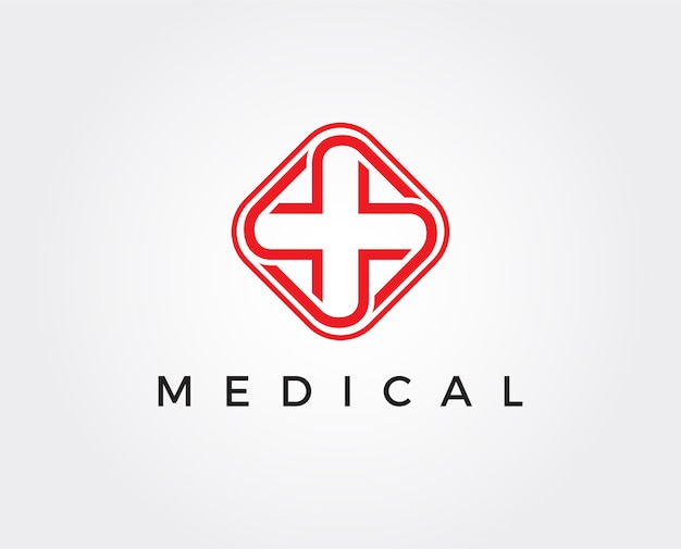 Modello di logo della farmacia medica