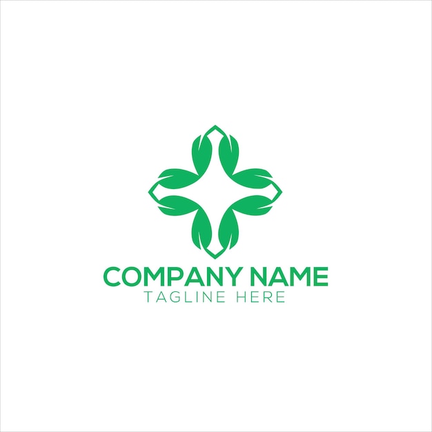 Medical pharmacy logo template