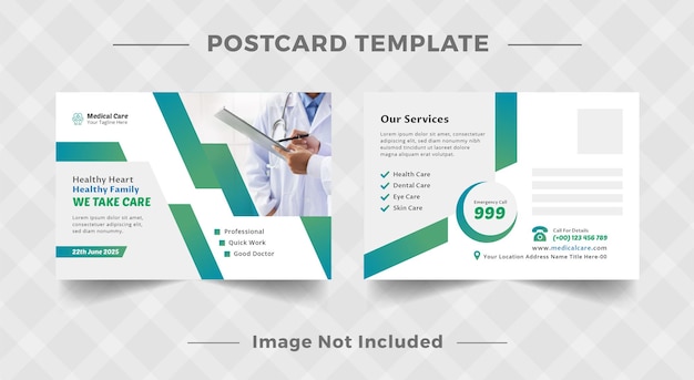 Medical post card Design