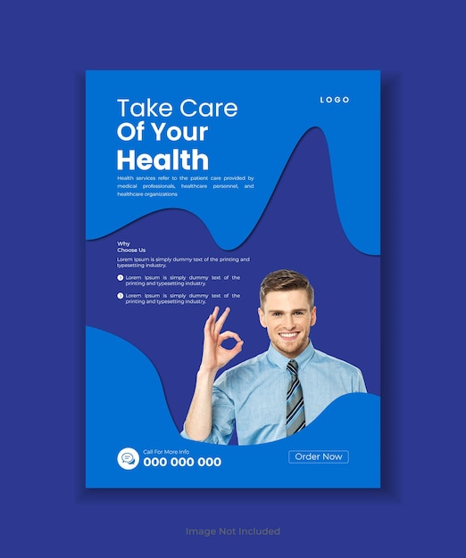 medical poster book cover dl flyer and rack card design