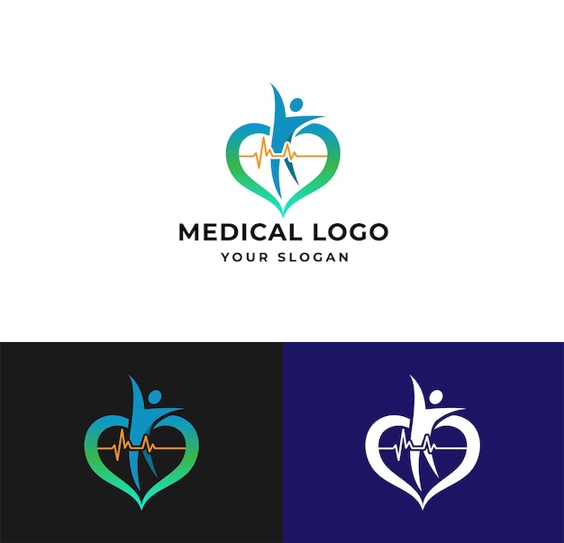 Vector medical and rehab logo designs