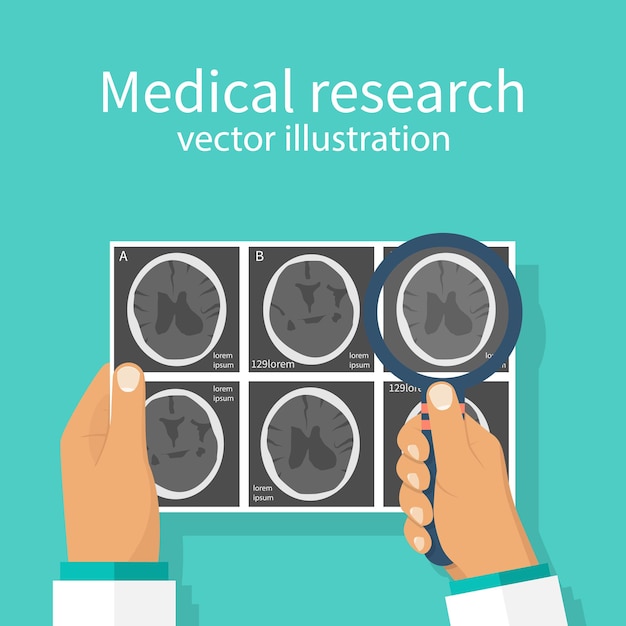 Medical research concept