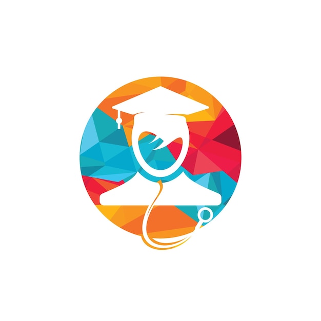 Medical School vector logo design