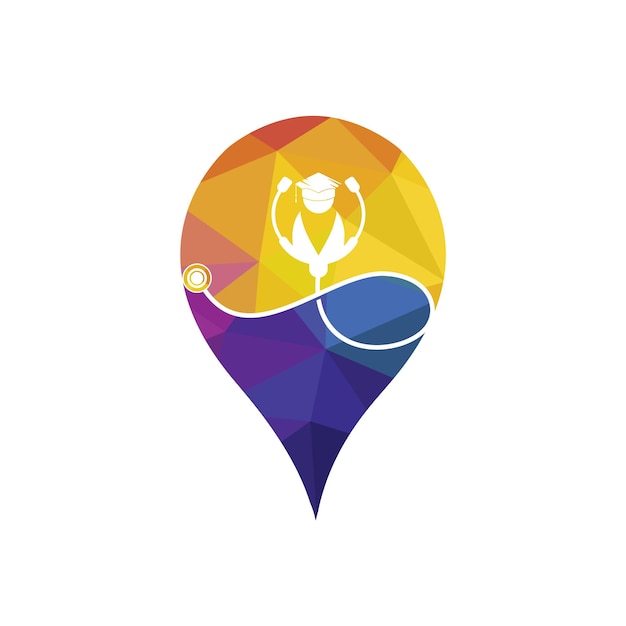 Premium Vector Medical School vector logo design