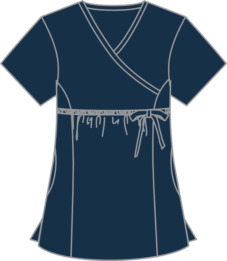 Vector medical scrub top and pant