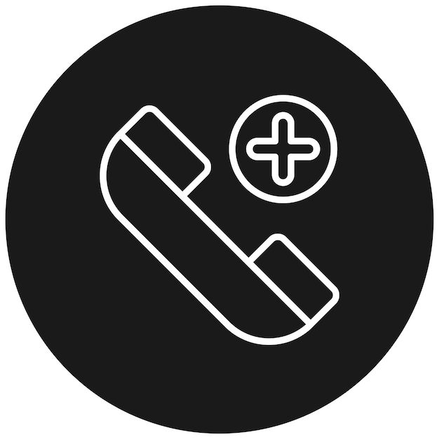 Vector medical service on call vector icon can be used for medicine i iconset