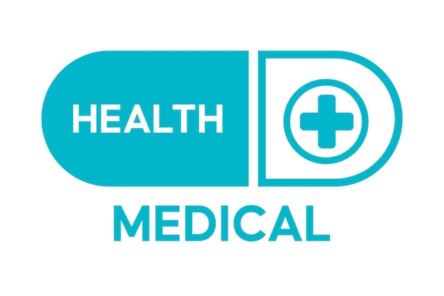 Vector medical service logo vector