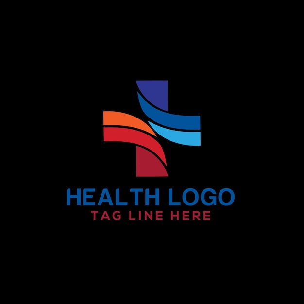 Medical service logos vector