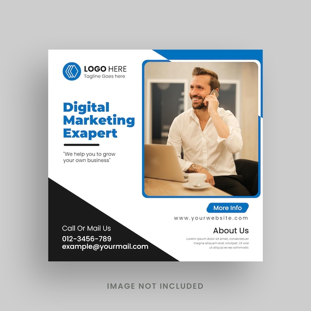 medical social media post template
