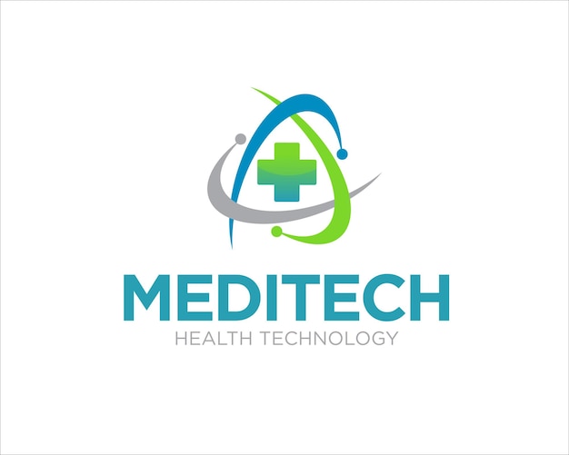 Premium Vector Medical tech logo designs for medical research and