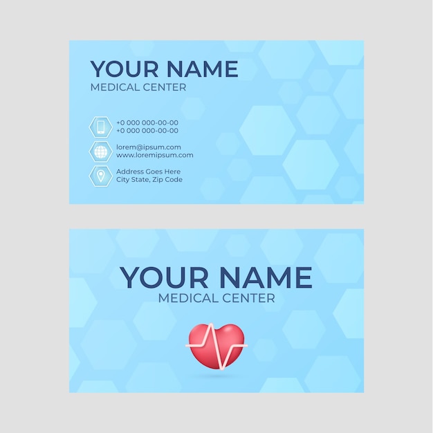 Vector medical  template design